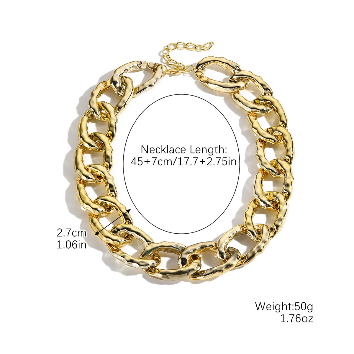Acrylic Suite Exaggerated Hip Hop Cool Single Layer Leopard Jewelry Set