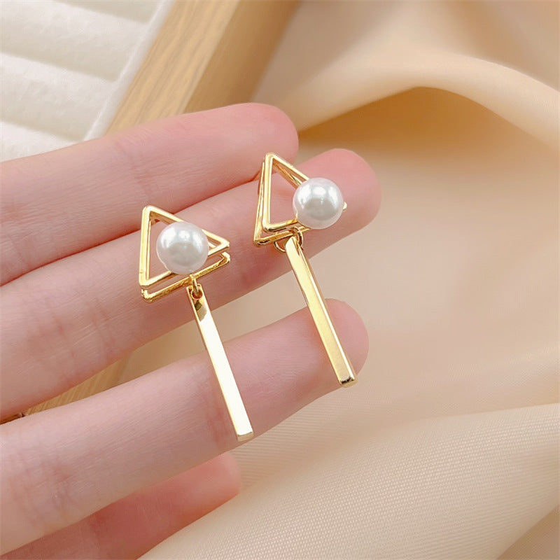 Elegant Bowknot Pearl Exquisite Design Personalized Earrings