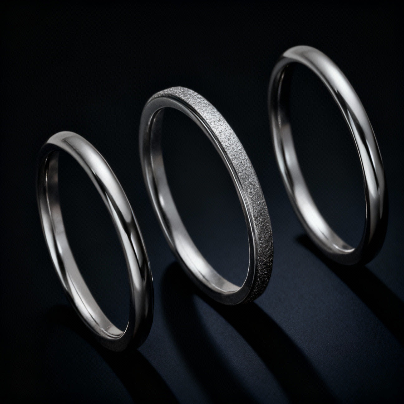 Stainless Steel Simple Light Body Titanium Ring