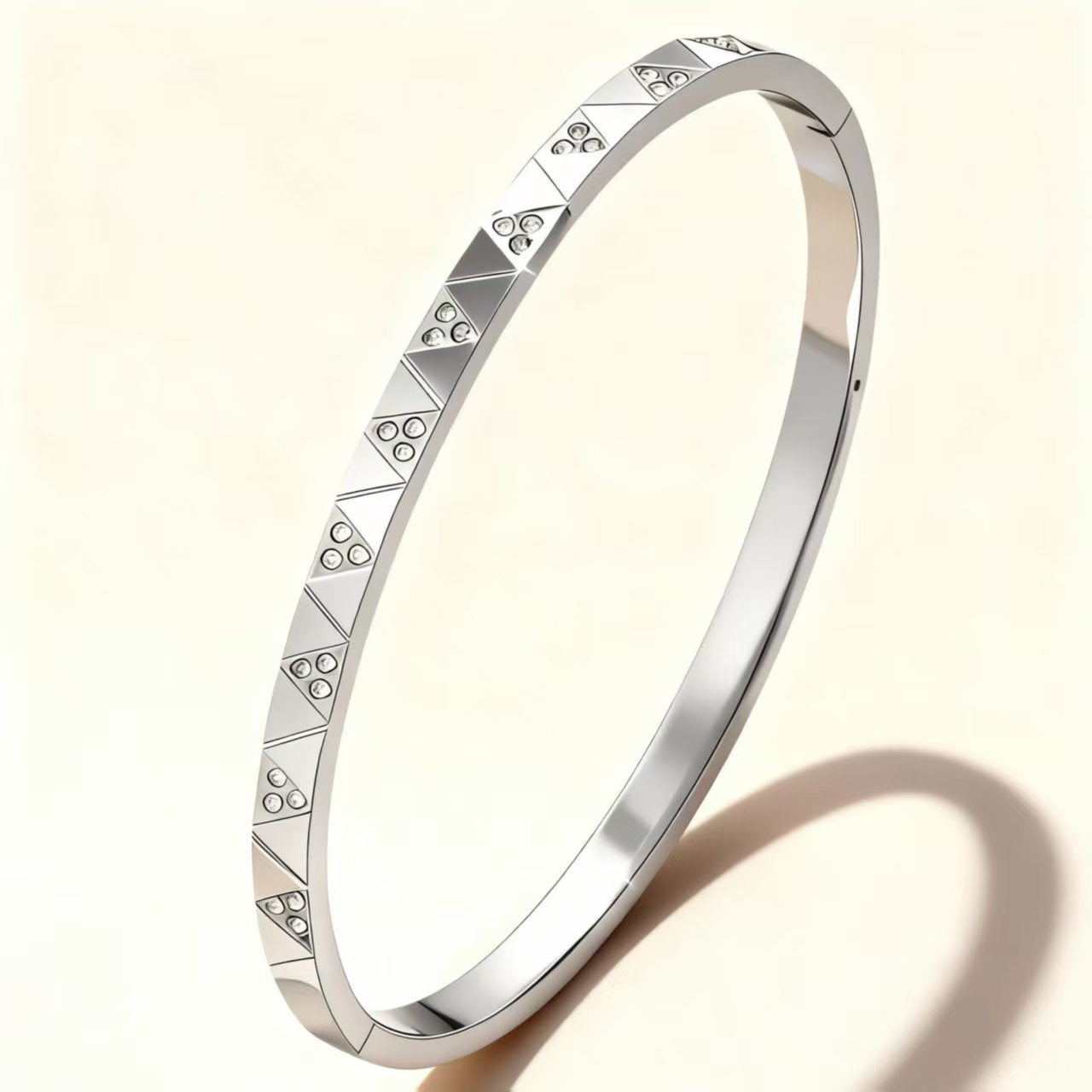 Titanium Steel Female Diamond High-grade Stainless Bracelet