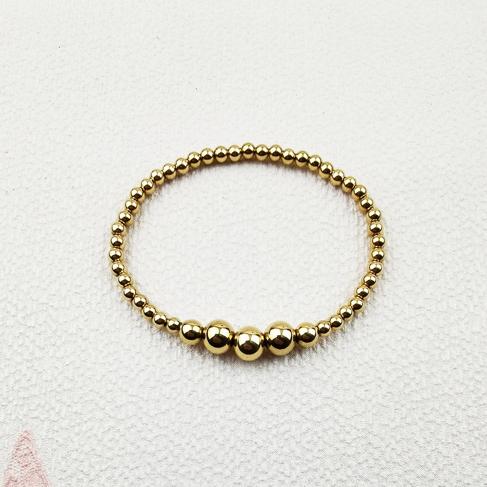 Women's High Quality Hand Furnace Gold Waterproof Hard-wearing Stainless Bracelet