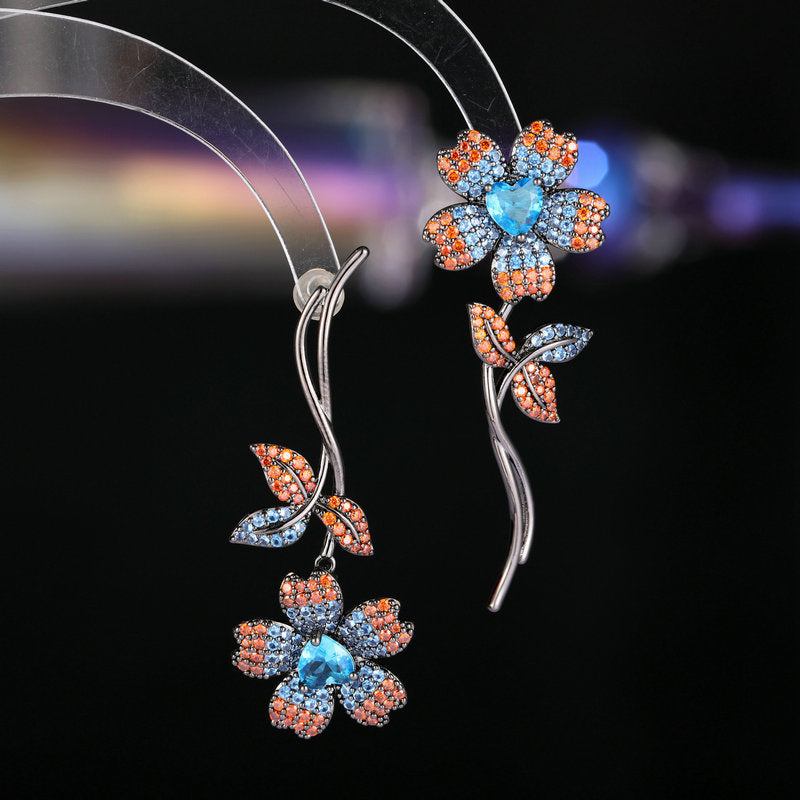 Creative Design Light Luxury High-grade Asymmetric Earrings