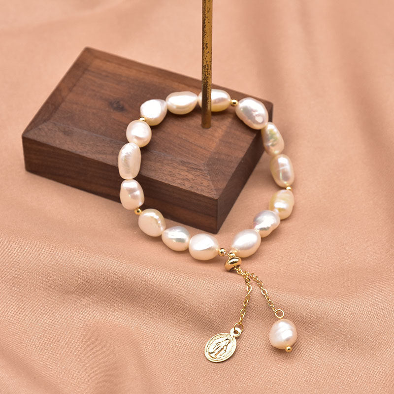 Pearl Natural Design Light Luxury Minority High-grade Bracelets