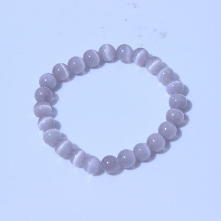 Men's Eye Round Beads Lucky Lady Fresh Simple Bracelet