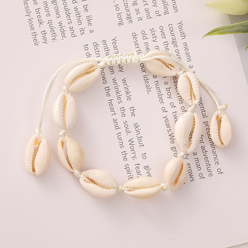 Seaside Style Beach Shell Ocean Woven Bracelets