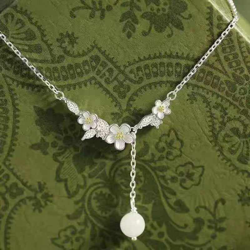 Female Niche Simple Fresh Sweet Light Luxury Advanced Design Get Necklace