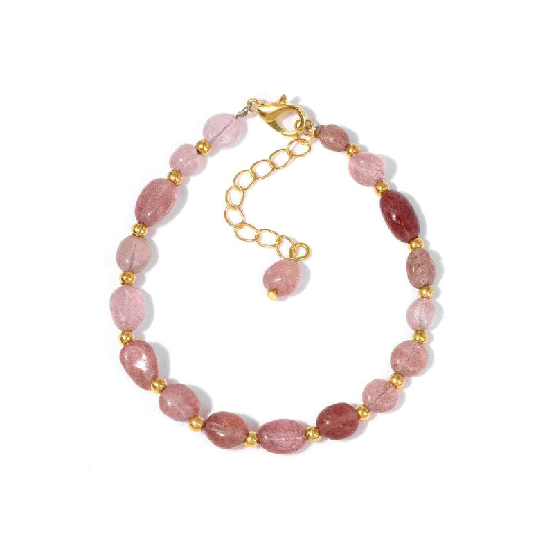 Women's Accompanying Natural Gravel Adjustable Irregular Simple Bracelets