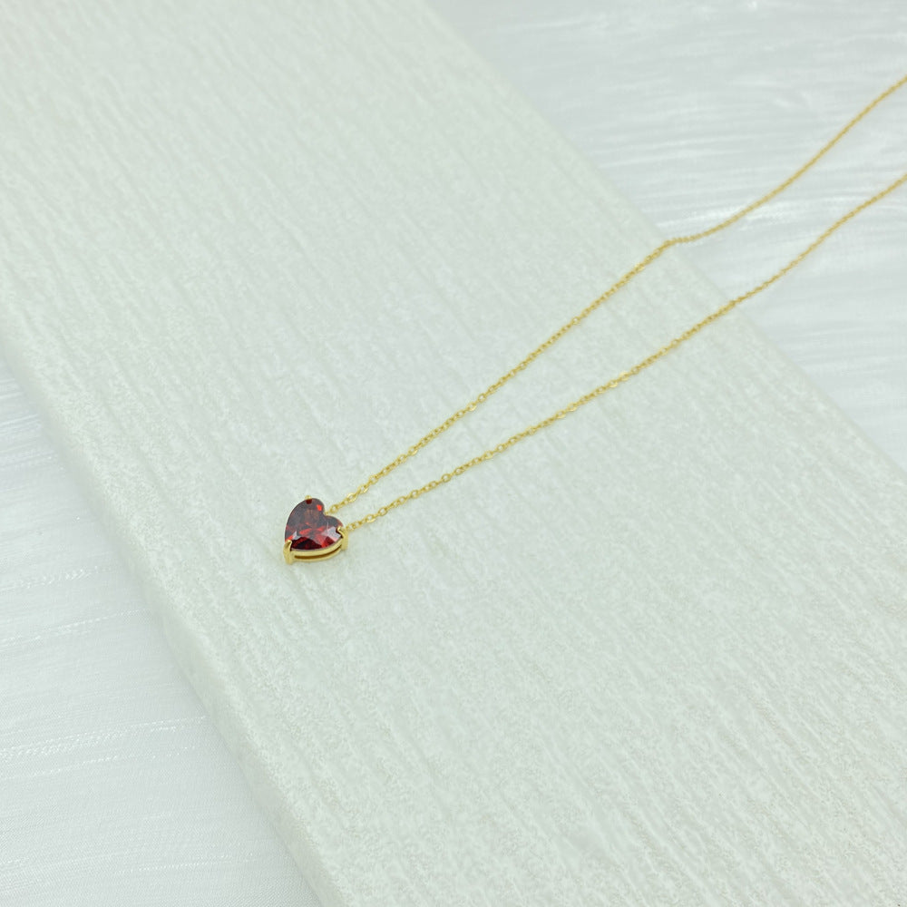 Diamond Love Twee Constellations Titanium Steel Material Does Necklace