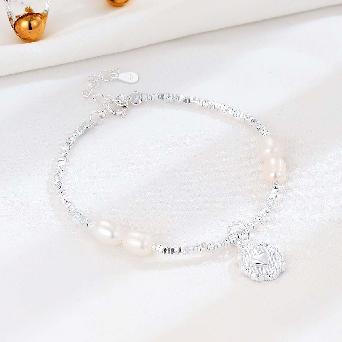 Women's Pearl Heart Square Small Pieces Of Special Bracelets