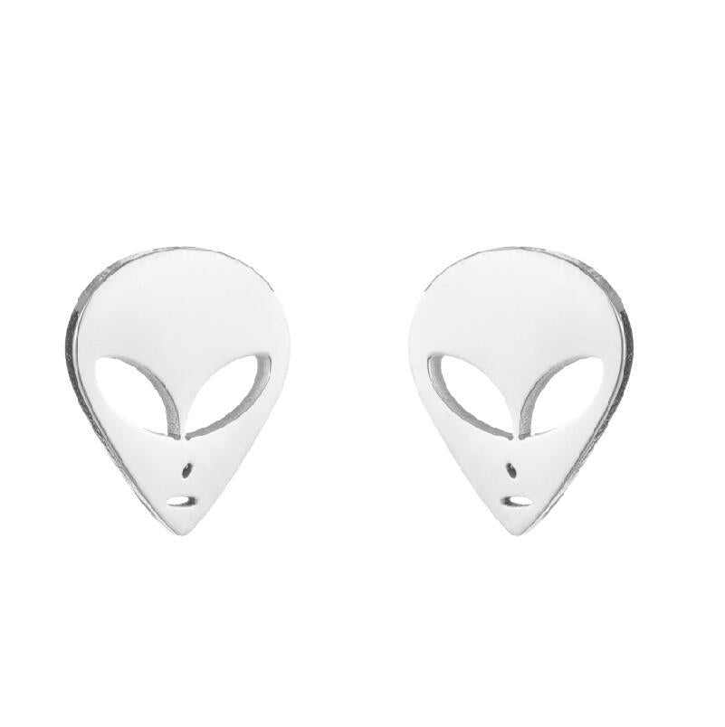Cartoon Character Female Fashion Personality Alien Quirky Stud Earrings