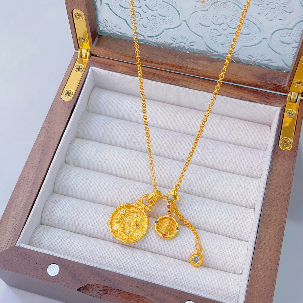 Ginkgo Leaf Variety Retro Affordable Luxury Fashion Design Necklace