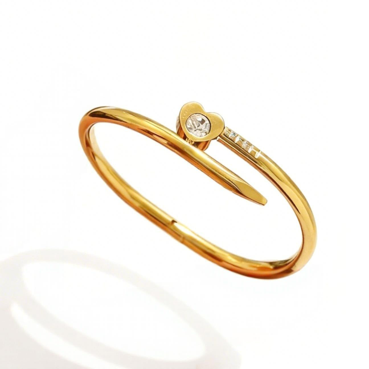 Titanium Steel Female Diamond High-grade Stainless Bracelet