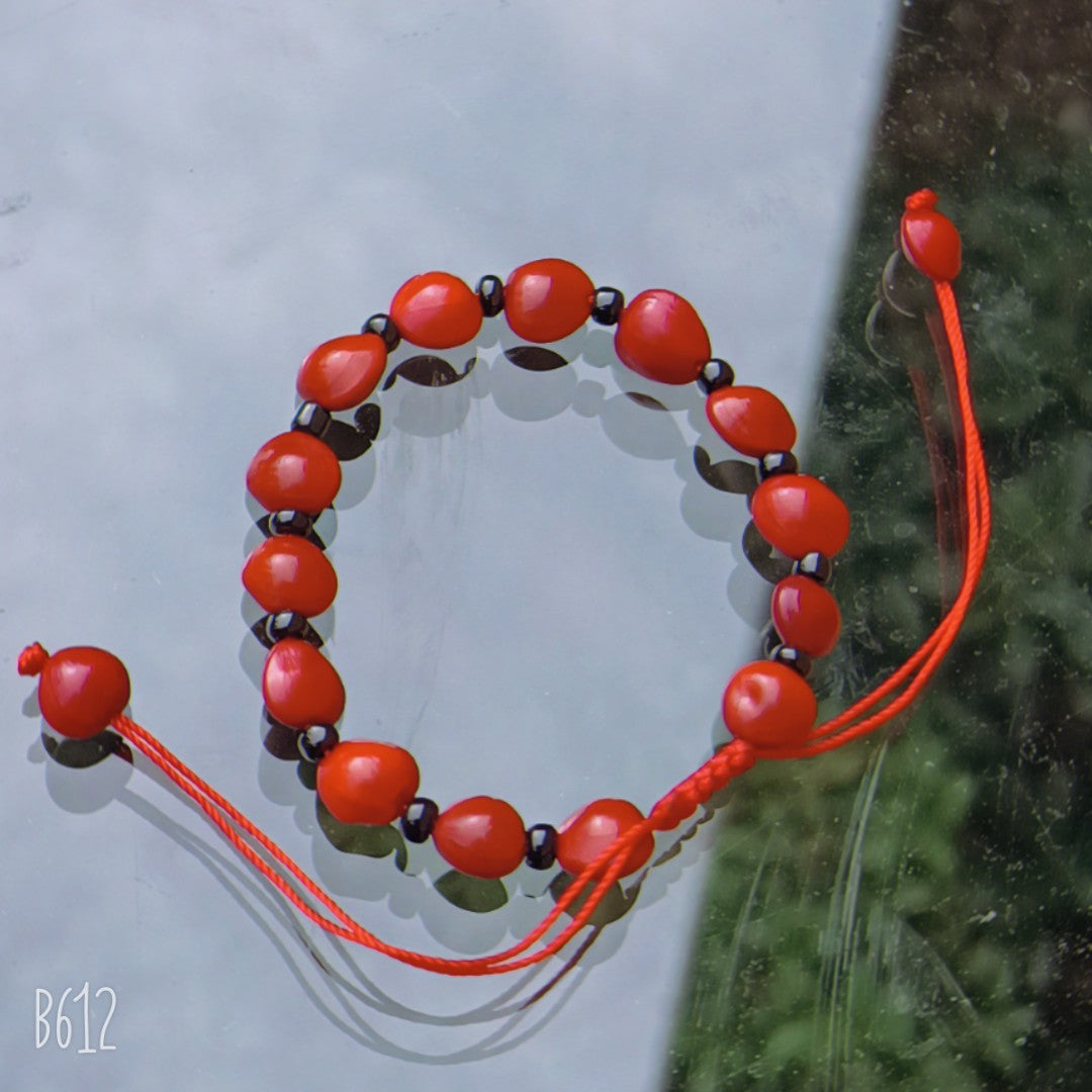 Crystal Jade Red Rope Anklet Two Bracelets