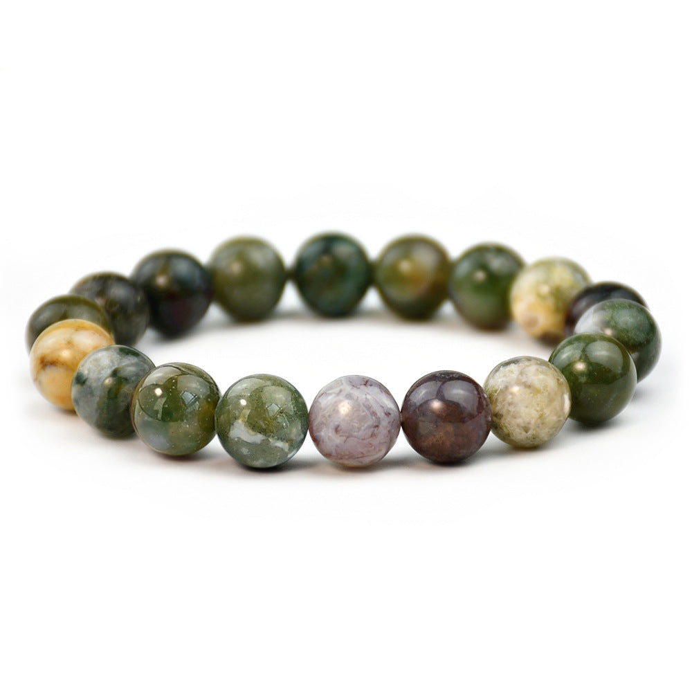 Agate Stone Beaded Male And Female Personality Twin Style Bracelets