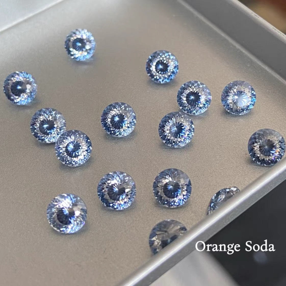 Lonely Blue Book Bird's Nest Titanium Alloy Internal Spiral Ear Stud Earrings