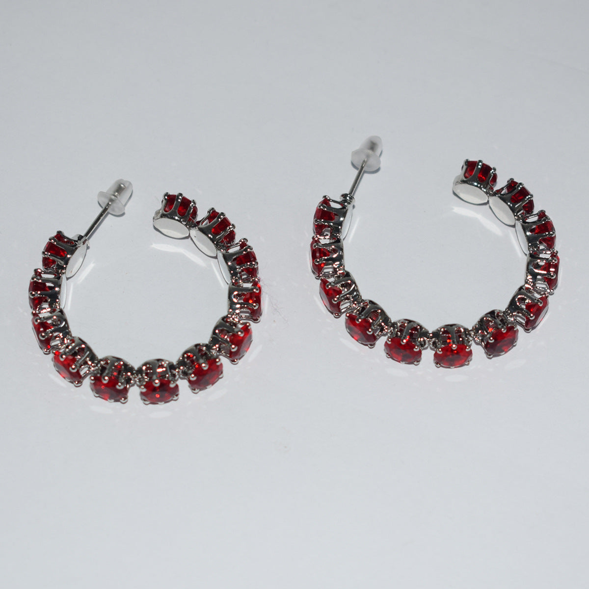 Women's Luxury Zircon Collar Ear Three-piece Horse Eye Fashion Jewelry Set