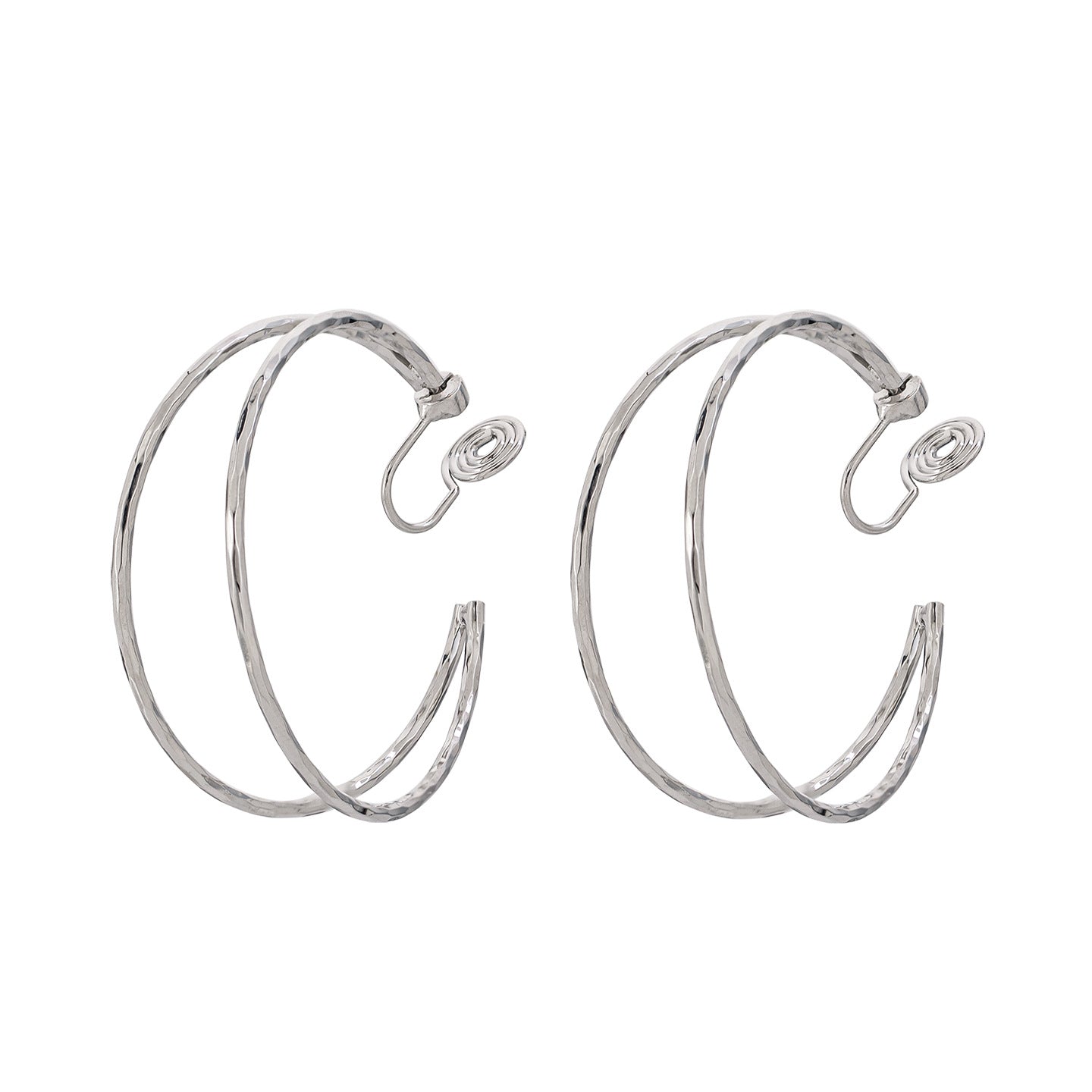 Simple Antique Minimalist Double Auricular Needle Stylish Style Ear Clip