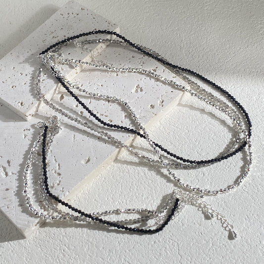 Ingenious Beaded Crystal Sier Fashion Minimalist Style Graceful Exquisite Street Bracelets