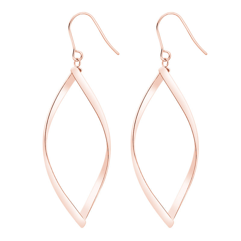 Women's Hook Simple Fashionable Temperamental Geometric Titanium Pendants