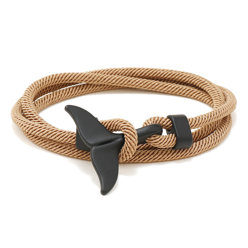 Style Whale Tail Personality Life Paar Armbänder