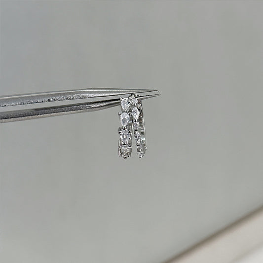 Women's Super Shiny Exquisite Simple Clip Cochlear Niche Unique Ear Buckle