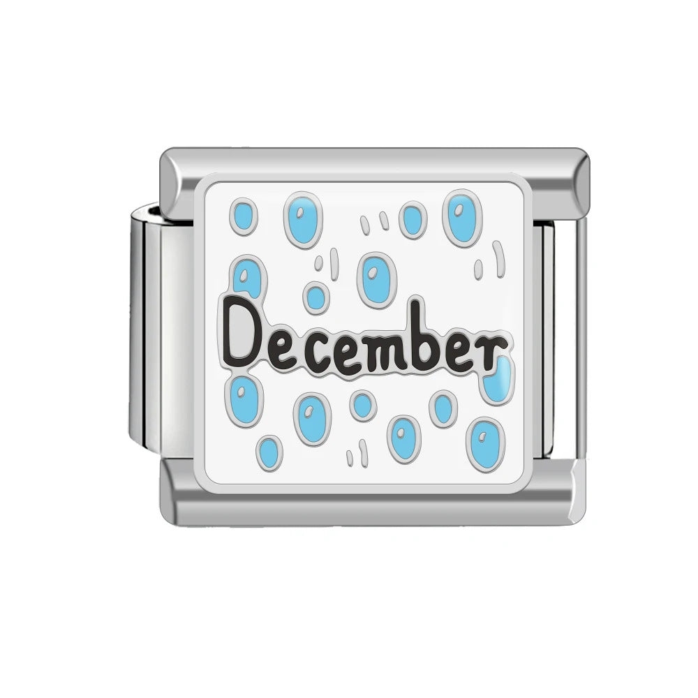 Module Stainless Steel December Festival Retail Bracelets
