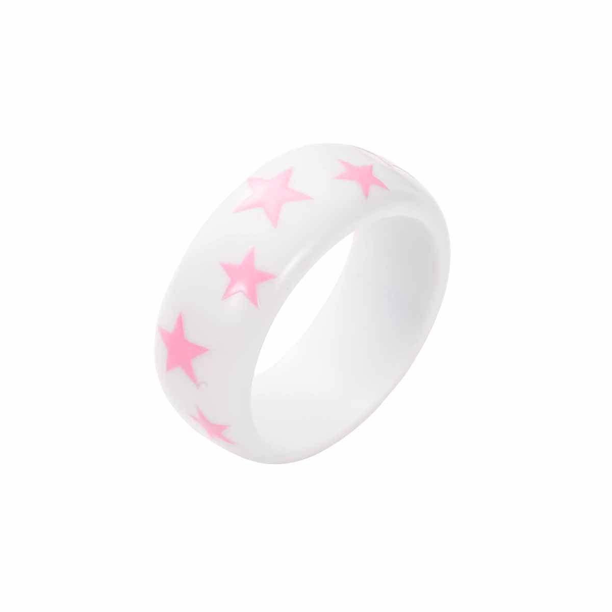 Women's Sweet Cool Style Five-pointed Star Resin Personality Bracelet