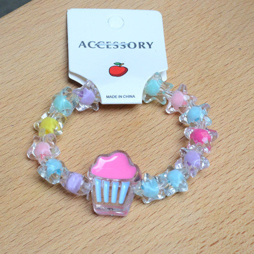 Children's Candy Princess Jelly Color Beaded Cute Bracelets