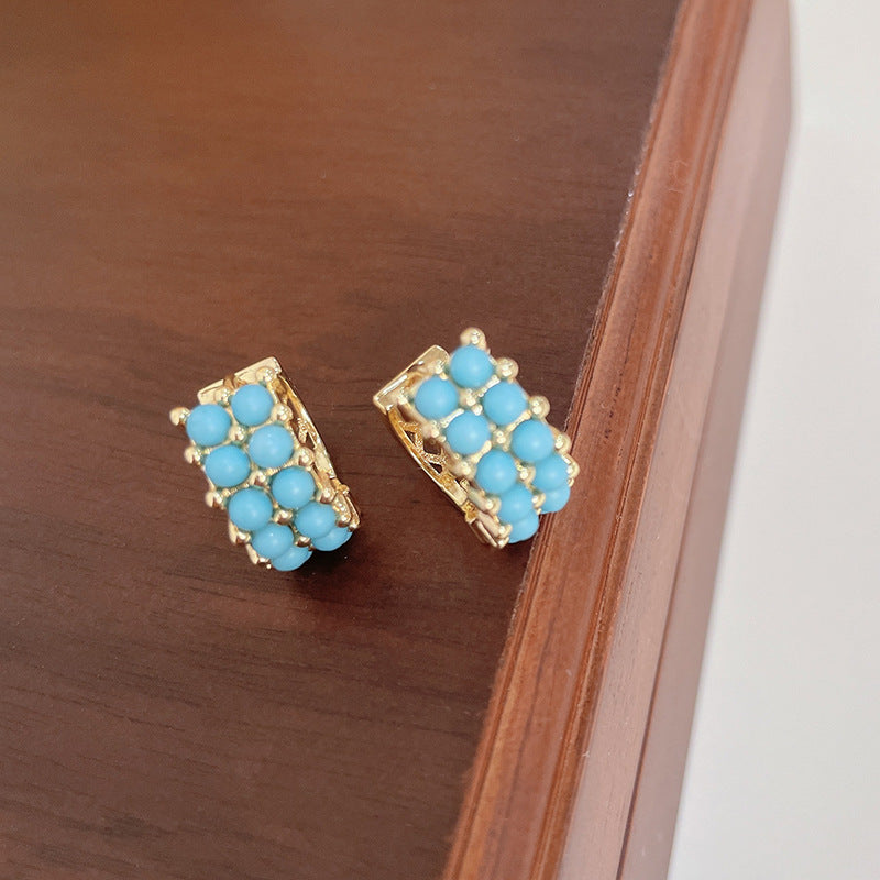 Simple Graceful Clip Advanced Sense Vintage Design Hook Earrings
