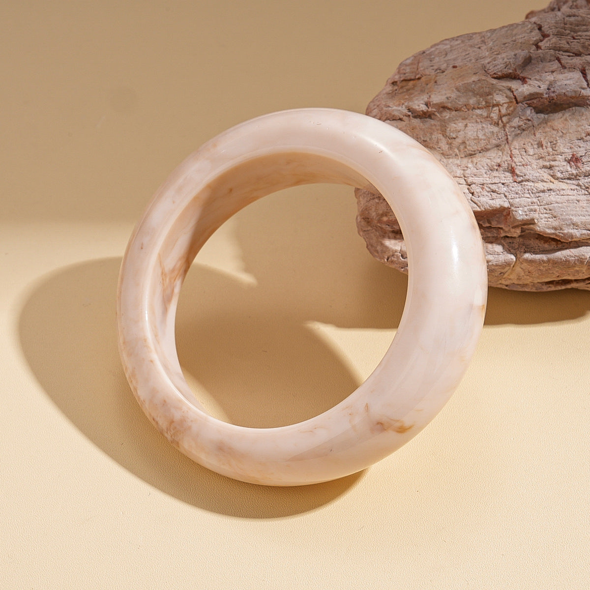 Women's Irregular Resin Minority Simple Retro Temperament Personality Fashion Design Unique Bracelets