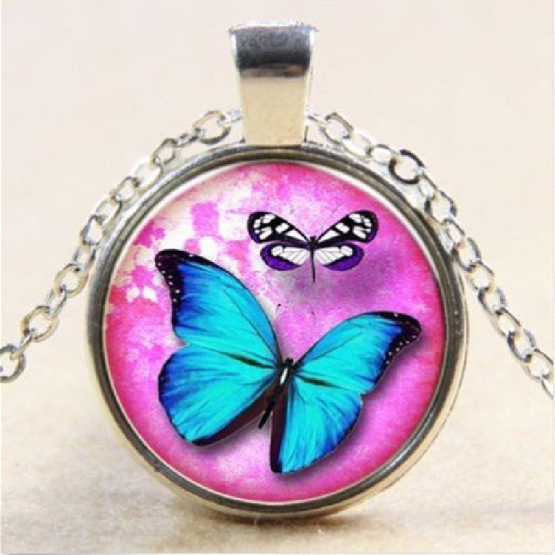 And Popular Fashion Personality Butterfly Time Necklaces