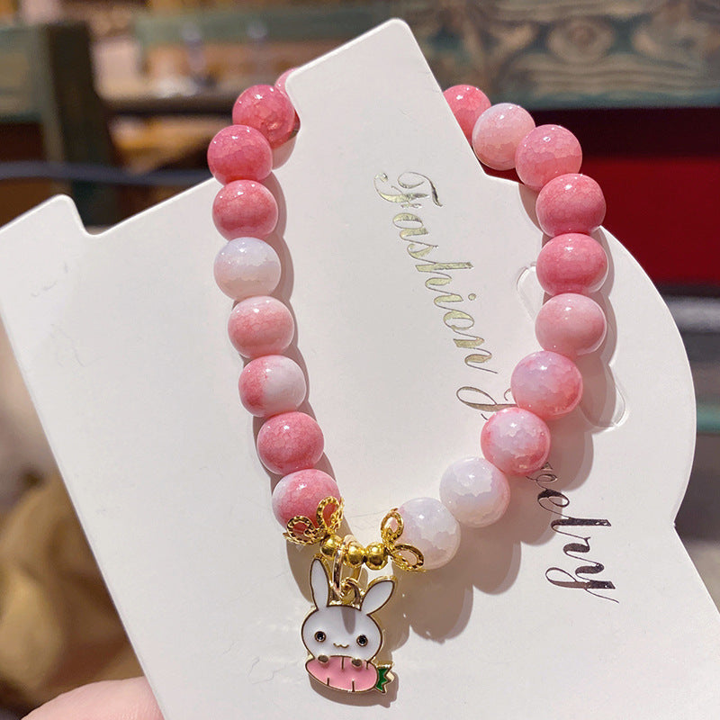 Clow en mélamine pour femmes, cadeau mignon en céramique pour bracelets