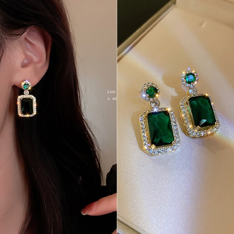 Women's Sterling Sier Needle Elegant Light Luxury Earrings