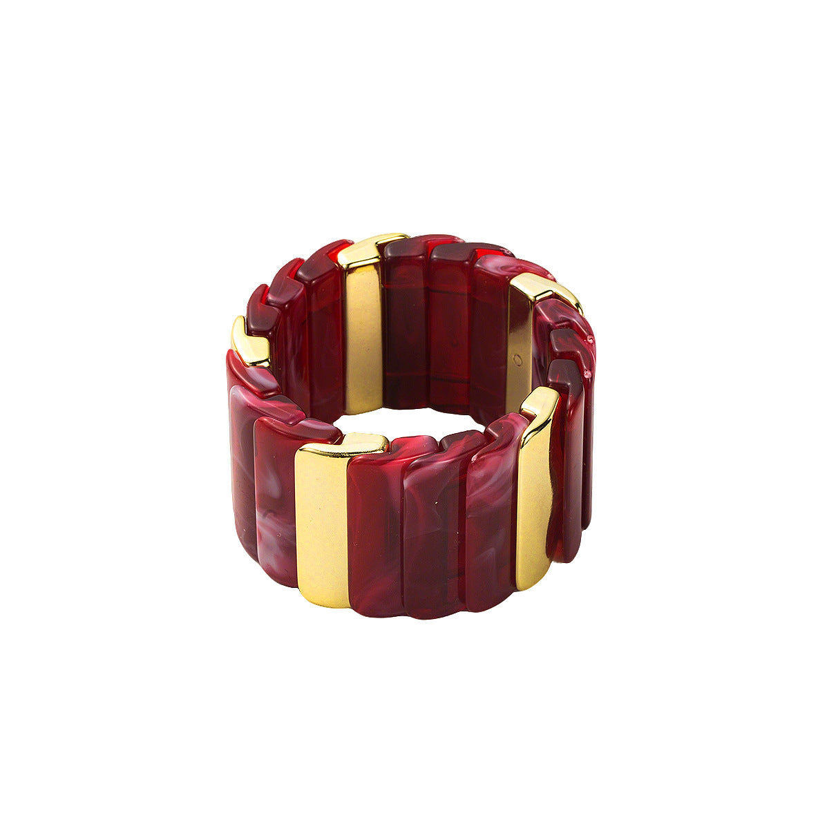 Fashion Exaggerated Geometry Irregular Resin Beaded Bracelet