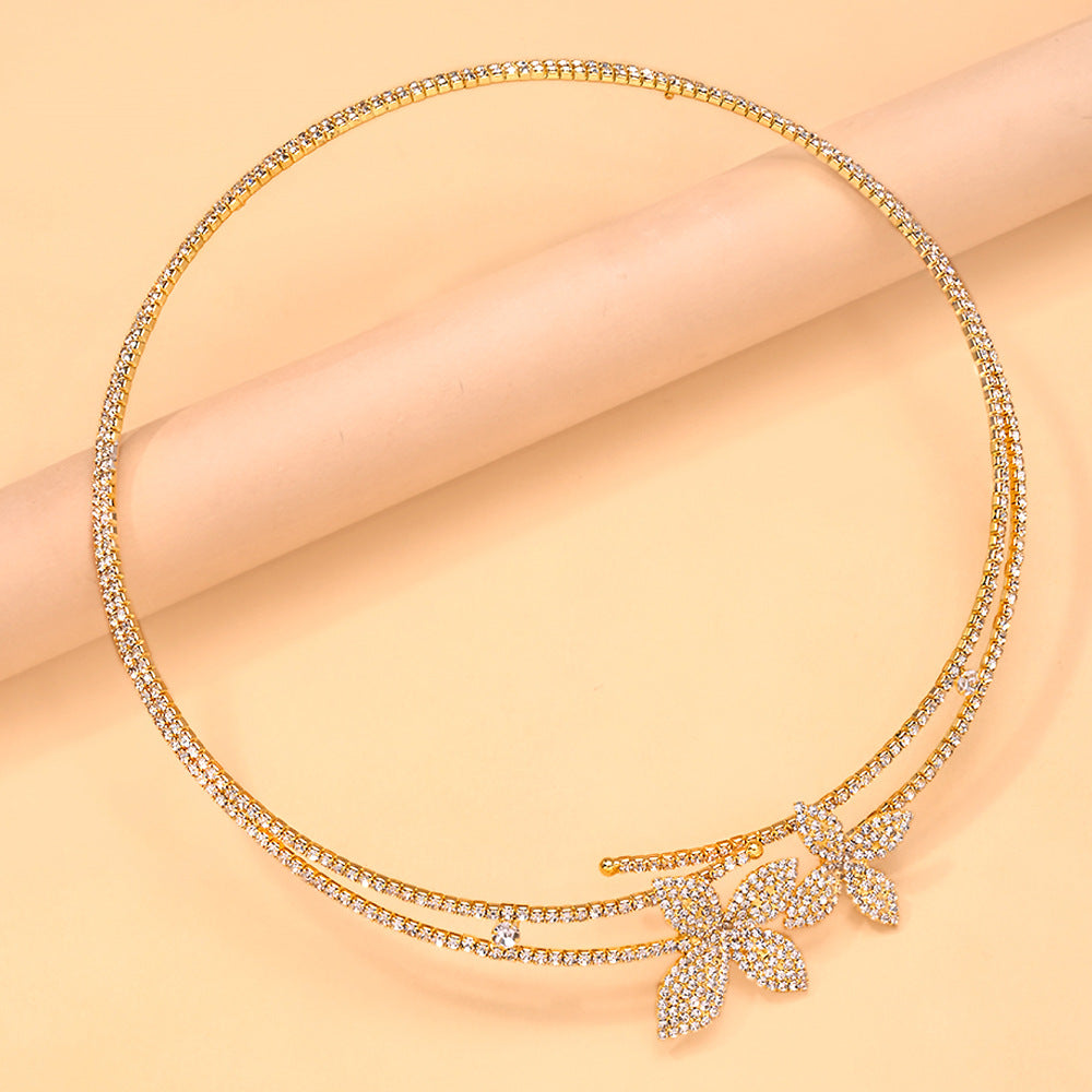 Women's High-grade Sparkling Rhinestone Fashion Banquet Formal Earrings