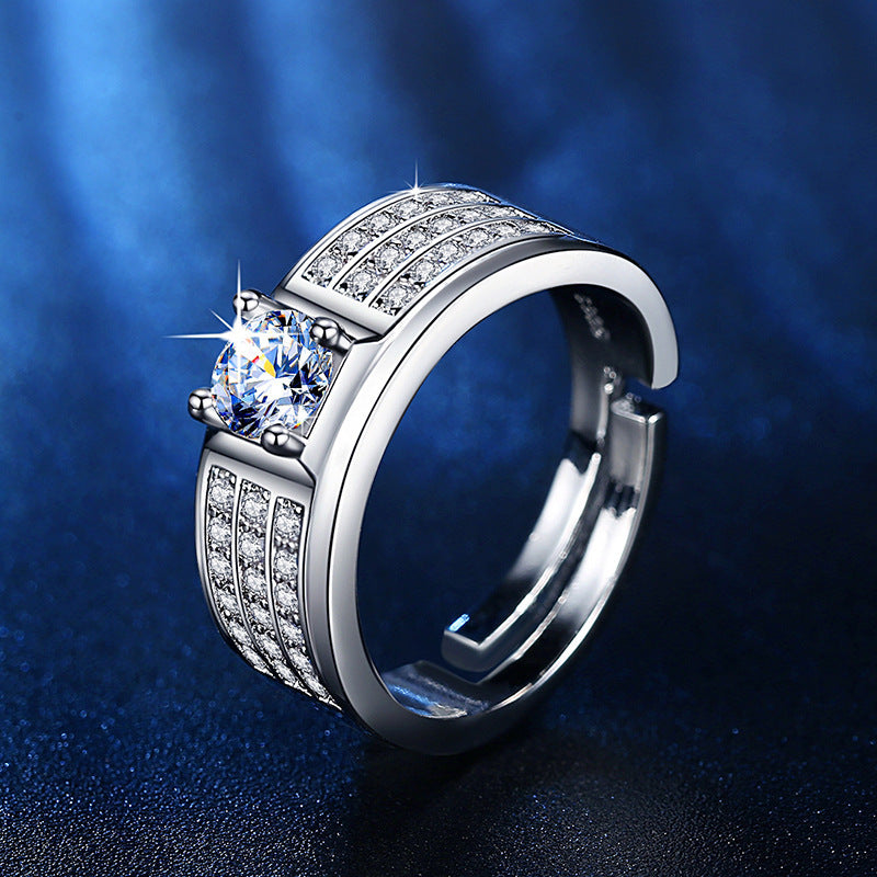 Men's Accessories Couple Geometric Opening Adjustable Wedding Rings