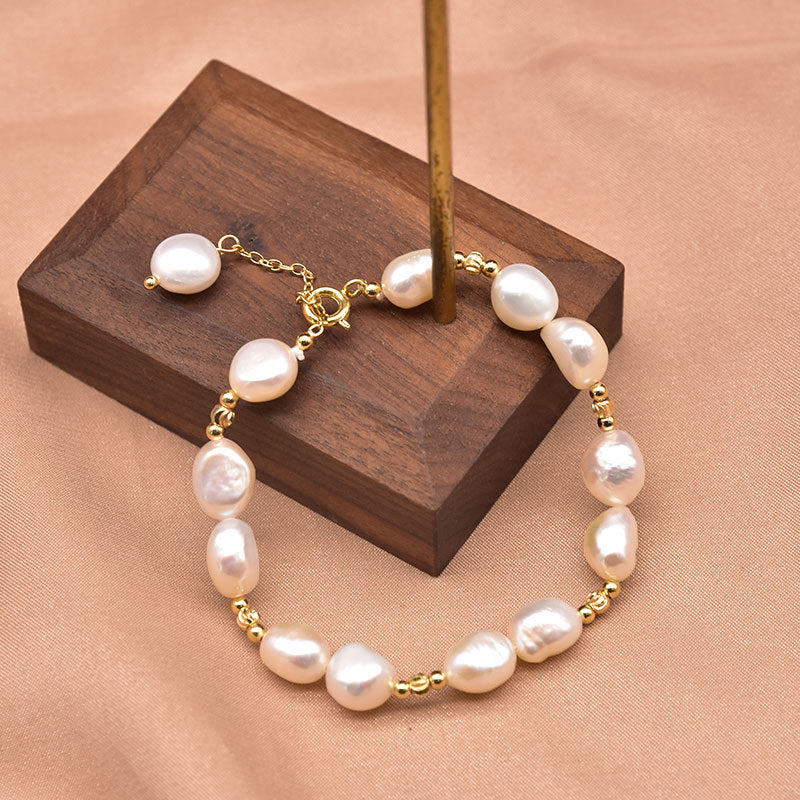 Pearl Natural Design Light Luxury Minority High-grade Bracelets