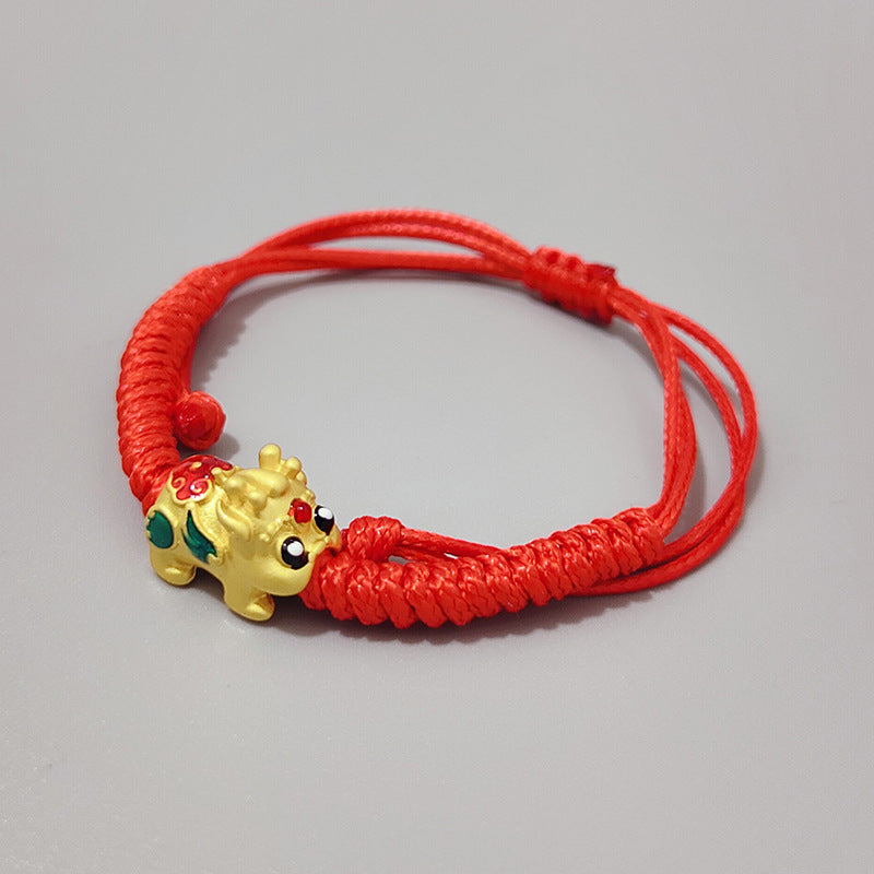 Gift Red Rope Money Drawing And Luck Changing Bracelets