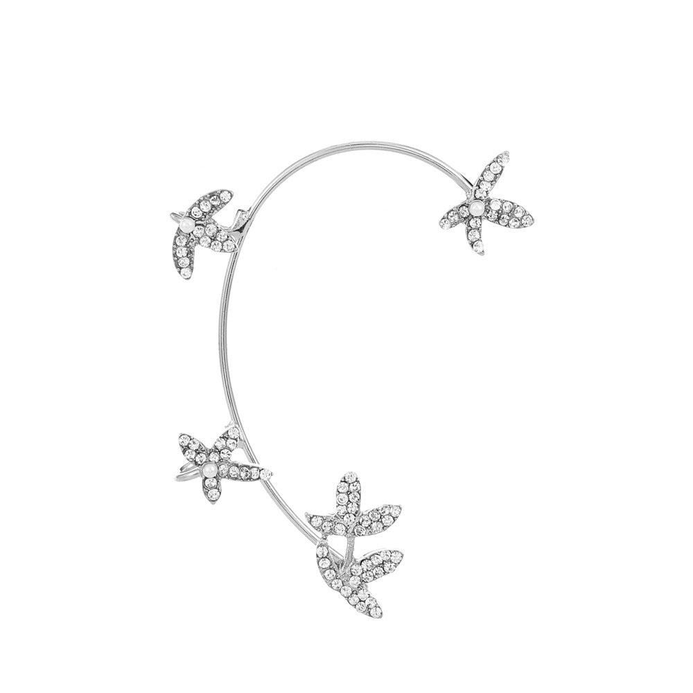Women's Fairy Mori Style Diamond Butterfly Fashion Ear Clip