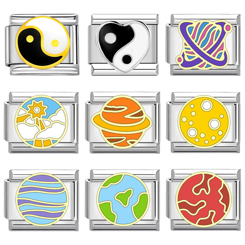 Trend Niche Personality Gossip Planet Retro Craft Bracelets