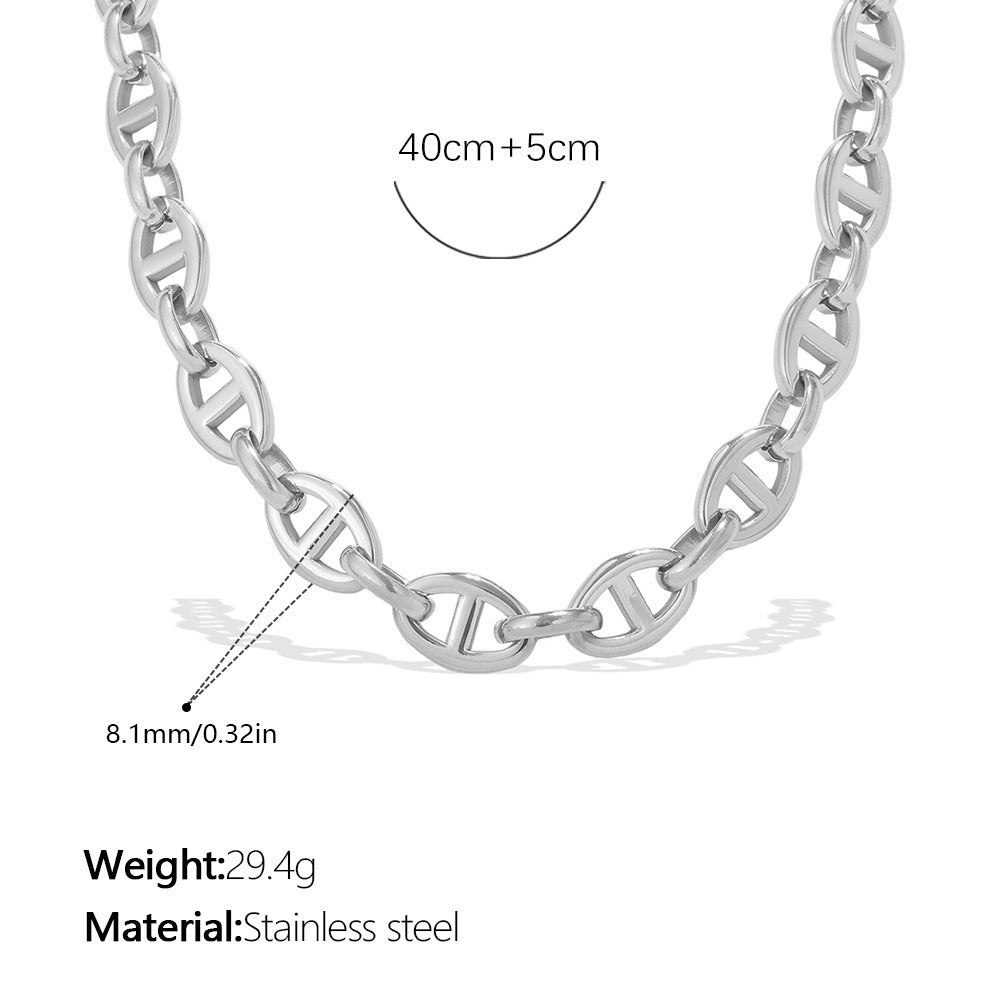 Simple Stylish Personality Collarbone Trendy Design Jewelry Set