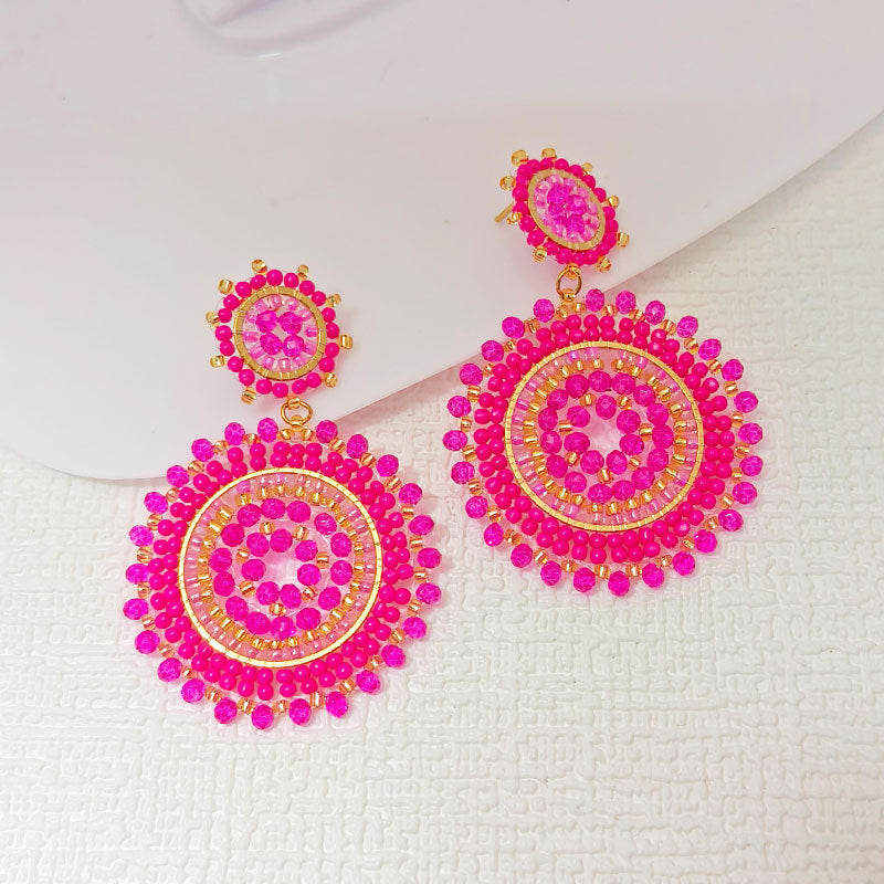Beaded Bohemian Style Fashion Personalized For Earrings