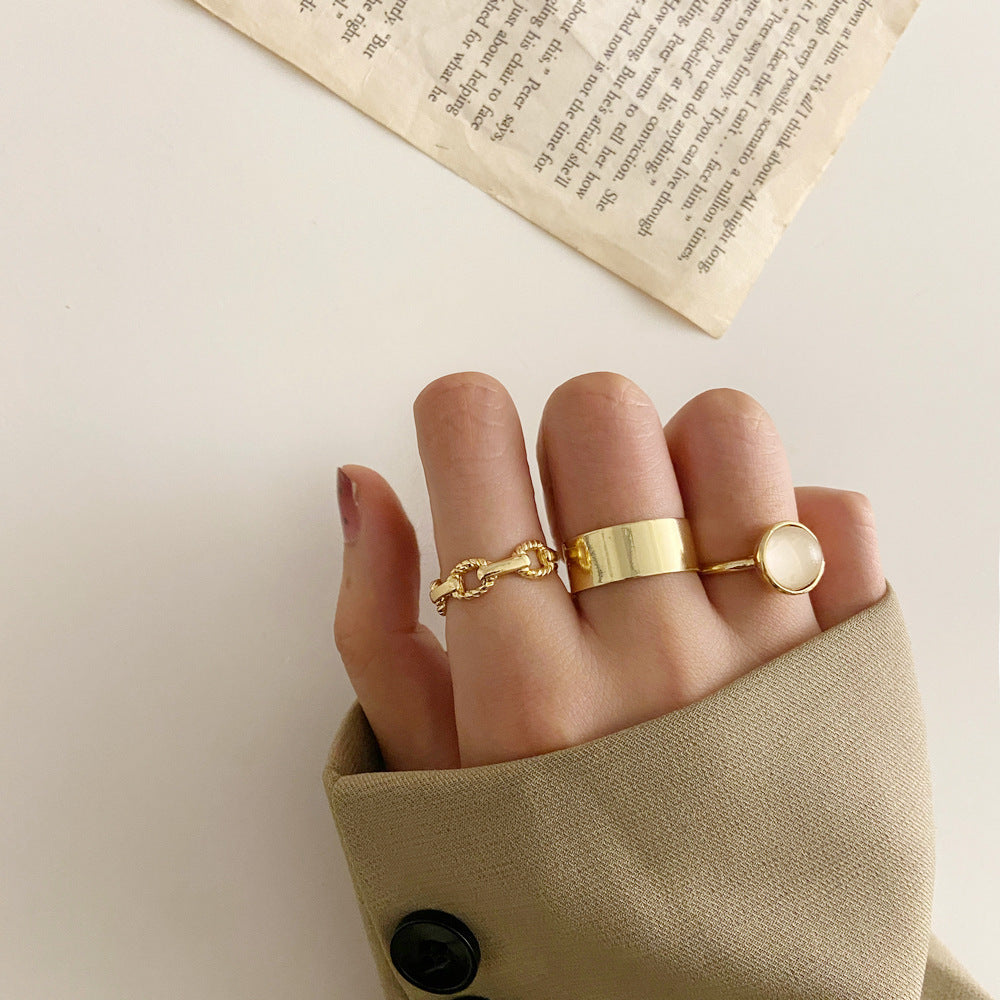 Clearance Vintage Creative Heart Hollow Butterfly Rings