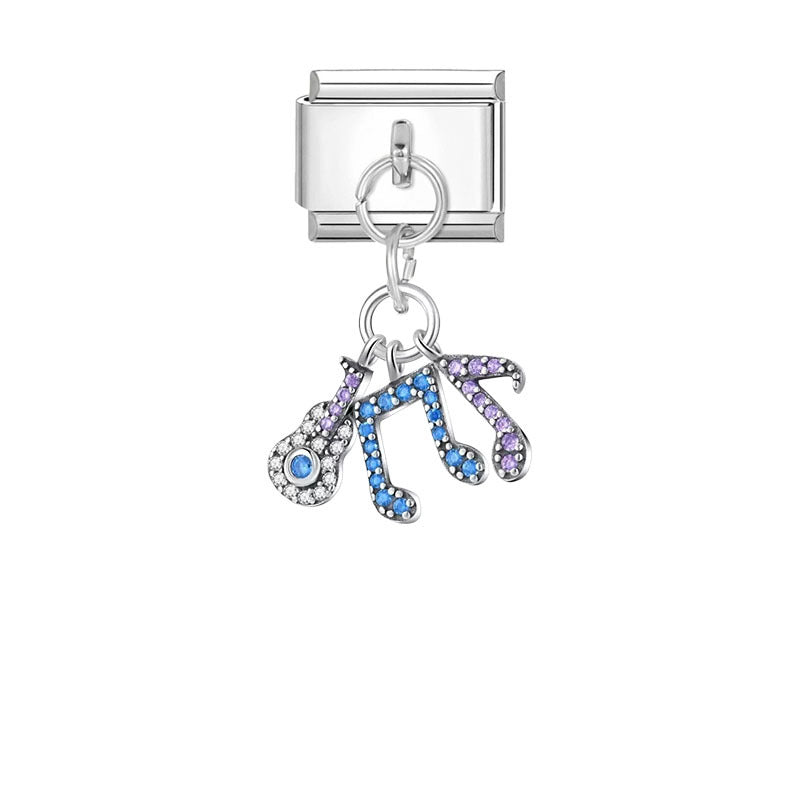 Creative Personality Italian Module Stainless Steel Bracelets