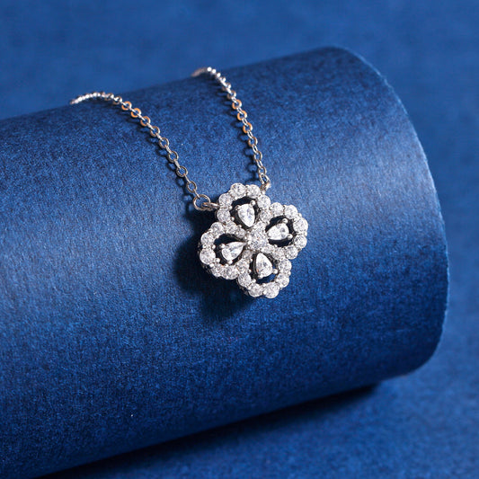 Women's Pure Sier Light Luxury Four-leaf Clover Necklaces