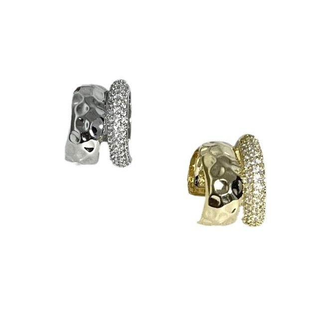 Sense Metal Double Layer Light Luxury Ear Clip