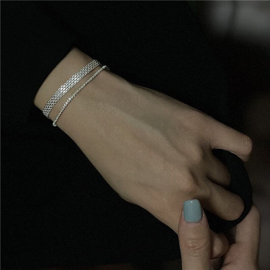 Sier Flash Choker Sparkling Female Design Bracelets