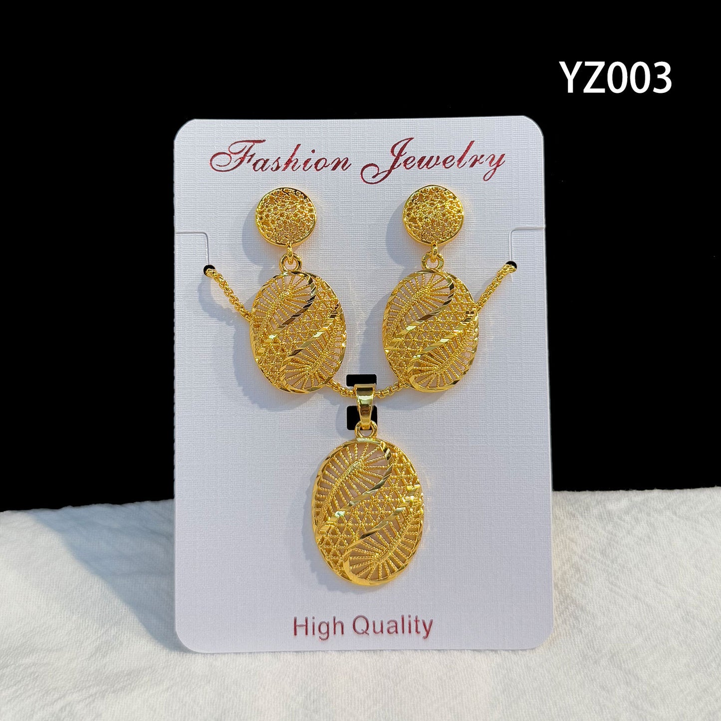 Love Heart Flowers Ear Medium Suit Pendants