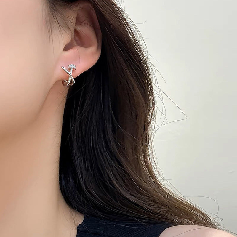 Women's Without Pierced Temperament Personalized Minority Fashion Rings