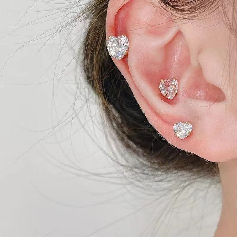 Super Flash Magnetic Bone Pin Magnet Five-pointed Star Ear Clip
